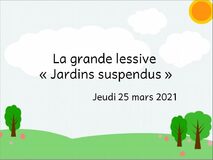 Galerie photo diaporama grande lessive CM1-2 D